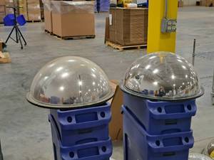 lot 135 image: Lot of (2) Mirror Domes 20x20