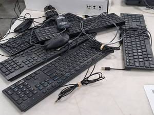 lot 197 image: Lot of (5) Assorted Keyboards and Mice