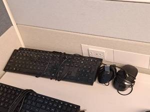 lot 234 image: Computer Accessories - (2) Wired Keyboards and (2) Wired Mice