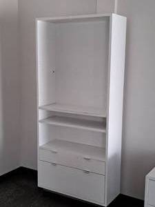 lot 288 image: Room & Board Wood Hutch 2-drawer3-shelf