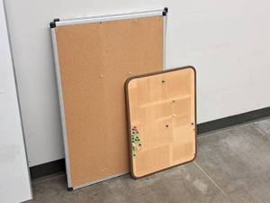 lot 308 image: Lot of (3) Wall-Mount Cork Boards