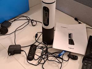lot 325 image: Logitech Conference Camera with Remote Control