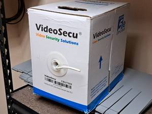 lot 342 image: Lot of (1 Box) VideoSecu Cat5e Ethernet Cable CBUT500
