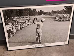 lot 360 image: Print - The Ben Hogan Tour , Framed