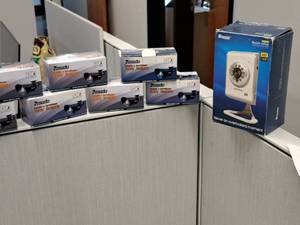 lot 687 image: Cameras - (7) Zmodo Cameras, (1) Network Camera