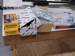 lot 412 image: Lot of (5) Hardware - Screws, Fasteners, Straps