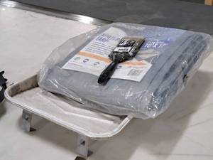 lot 430 image: Tarp with Paint Tray and Brush