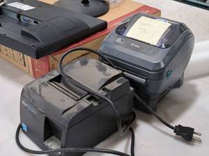 lot 470 image: Lot of (2) Label Printers