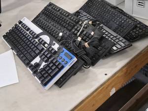 lot 491 image: Lot of (8) Computer Keyboards