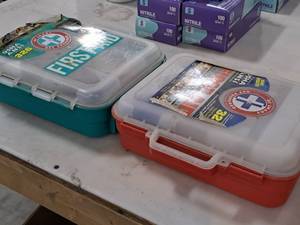 lot 591 image: Lot of (2) First Aid Kits