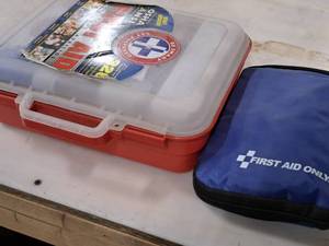 lot 592 image: Lot of (2) First Aid Kits