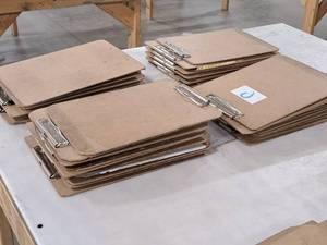 lot 594 image: Lot of (40) Clipboards