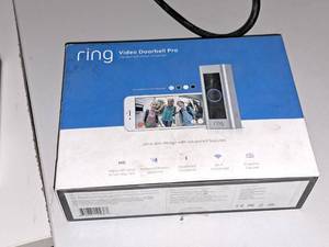 lot 648 image: Ring Pro Video Door Bell (in box)