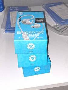 lot 652 image: Lot of (3) Jlab Epic Sport Bluetooth Wireless Fitness Earbuds for Android & Apple (in box)