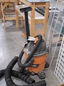 lot 674 image: Ridgid 12-Gallon Shop Vacuum