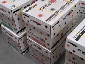 lot 103 image: Lot of (2 Cases) Boise Fireworx Powder Pink Sheet Paper 5000-count 8-12x11