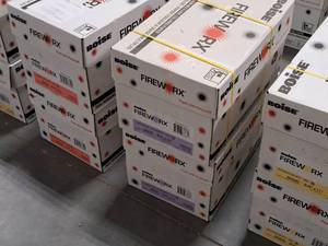 lot 107 image: Lot of (2 Cases) Boise Fireworx Luminous Lavender Sheet Paper 5000-count 8-12x11