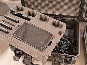 lot 282 image: Atomos Ninja Flame Monitor with Accessories and Carry Case