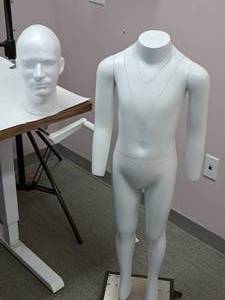lot 272A image: Boys Mannequin with Foam Head