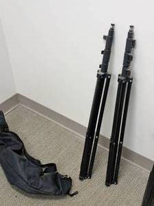 lot 277 image: Lot of (2) Camera Tripods with Case