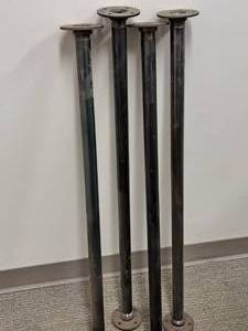 lot 280B image: Lot of (4) 37 Pipe with 4-Bolt Ends