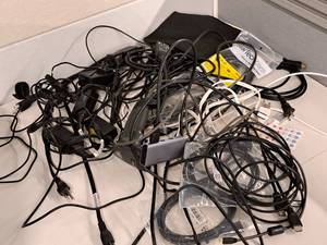 lot 737 image: Lot of  Assorted Power Cords, Electronics Cords