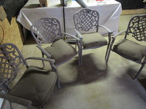 Cast Aluminum Deck Chairs