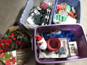 Totes with Christmas