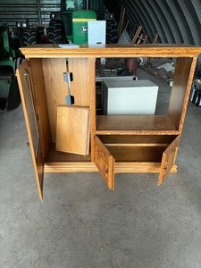 Entertainment Center  not press board  real wood