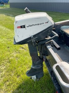 12 Lund Boat with 6HP Johnson Motor