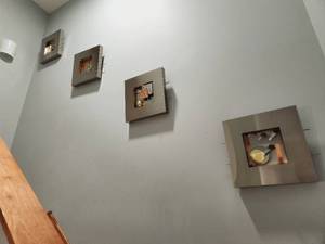 4 Pcs. Mixed Metals Abstract Art