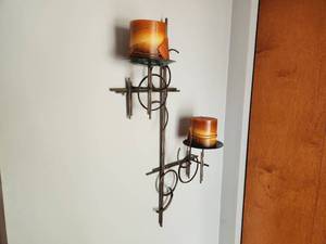 Artisan Welded Candle Holder