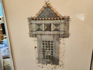 2 - Carlstrom Framed Mixed Media Works