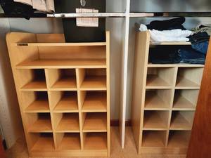 2 Matching Closet Cubbies