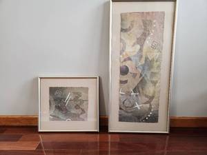 Pair M.Runnels Framed Art