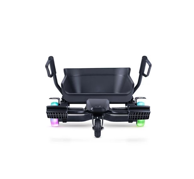 lot 570 image: Jetson Remix Light-Up Hoverboard and Go-Kart Combo