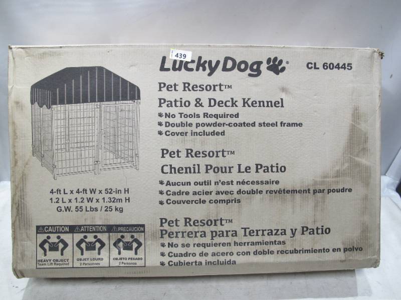 Lucky dog pet resort hot sale kennel