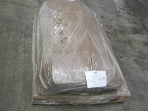 lot 404 image: NEW 50 x 70 9 oz. BlackWhite Vinyl Tarp  9 mil Lightweight Heavy Duty - NEW Grade