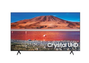 lot 435 image: Samsung 43 Class TU700D 4K Crystal UHD HDR Smart TV - WORKS - No RemoteBox