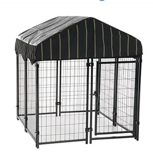 lot 439 image: The Lucky Dog CL 60445 Pet Resort Kennel with Cover