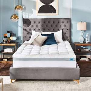 lot 535 image: NEW Serenity by Tempur-Pedic 21 Pillowtop Queen Mattress Topper