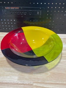 Multi Color Glass Bowl
