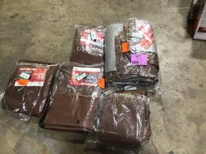 Lot of Mixed Heavy Duty Tarp  Customer Returns See Pictures