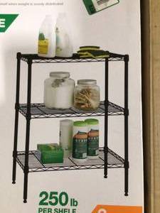 Lot of  Assorted Utilty Storage Shelving Various Models and Conditions Customer Returns See Pictures