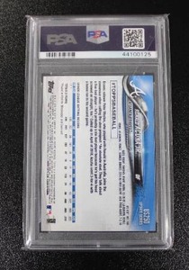 lot 15 image: 2018 Topps Update At Bat Ronald Acuna Jr #US250 Rookie PSA 10
