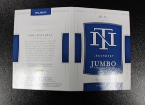 lot 64 image: 2020 National Treasures Cool Papa Bell Legendary Jumbo Bat Relic 1825  Only 25 Exist