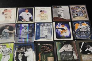 lot 73 image: Joe DiMaggio Baseball Card Lot  20 Different Cards