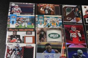 lot 104 image: Football Card Autograph & Relic Lot  35 Autographs & Relics