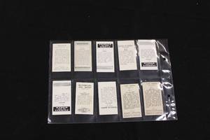lot 117 image: Vintage Tobacco Animals Trading Card Lot  10 Cards