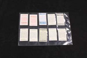 lot 118 image: Vintage Tobacco Boxing Trading Card Lot  10 Cards
